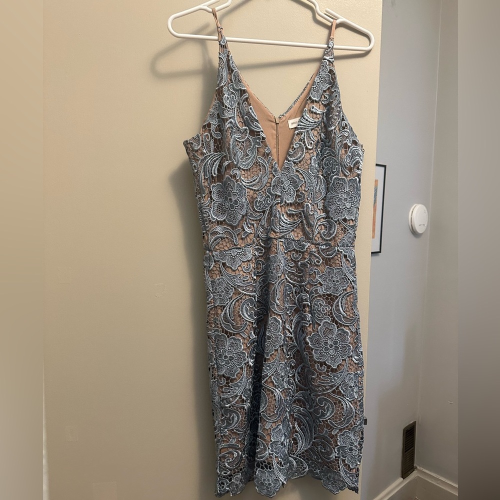 Dress the Population Allie Dress Light Blue